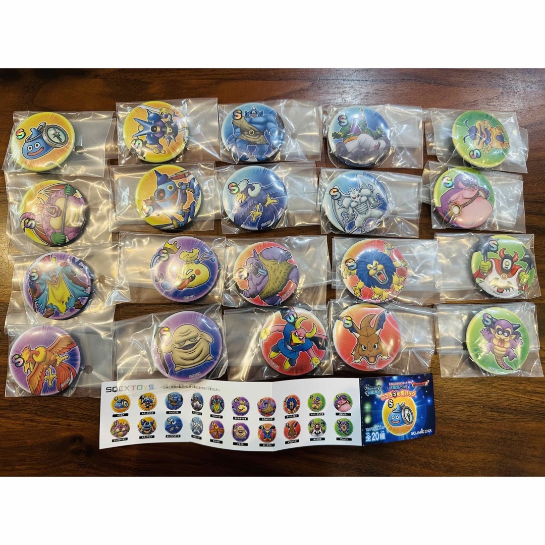 ドラクエウォーク こころs 缶バッチ