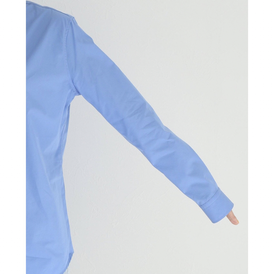 THOMAS MASON Mini Collar Shirt(BLUE) トップス THOMAS MASON Mini Collar Shirt(BLUE) トップス