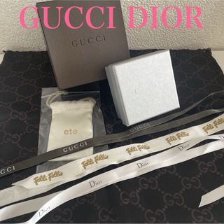 グッチ(Gucci)のGUCCI DIOR エテ　フォリフォリ　袋　から箱　リボン(ショップ袋)