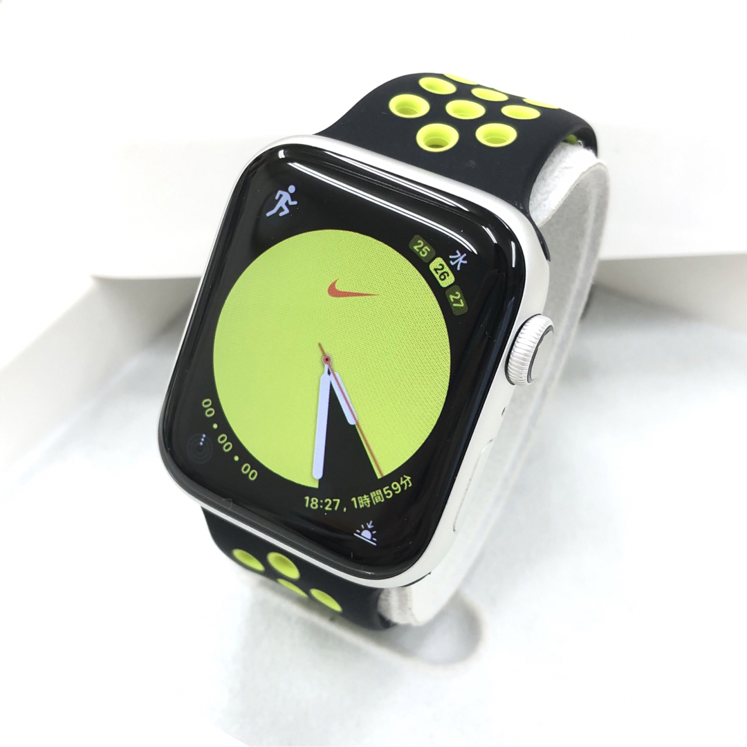 Apple Watch - Apple Watch series4 NIKE シルバー アップルウォッチの ...