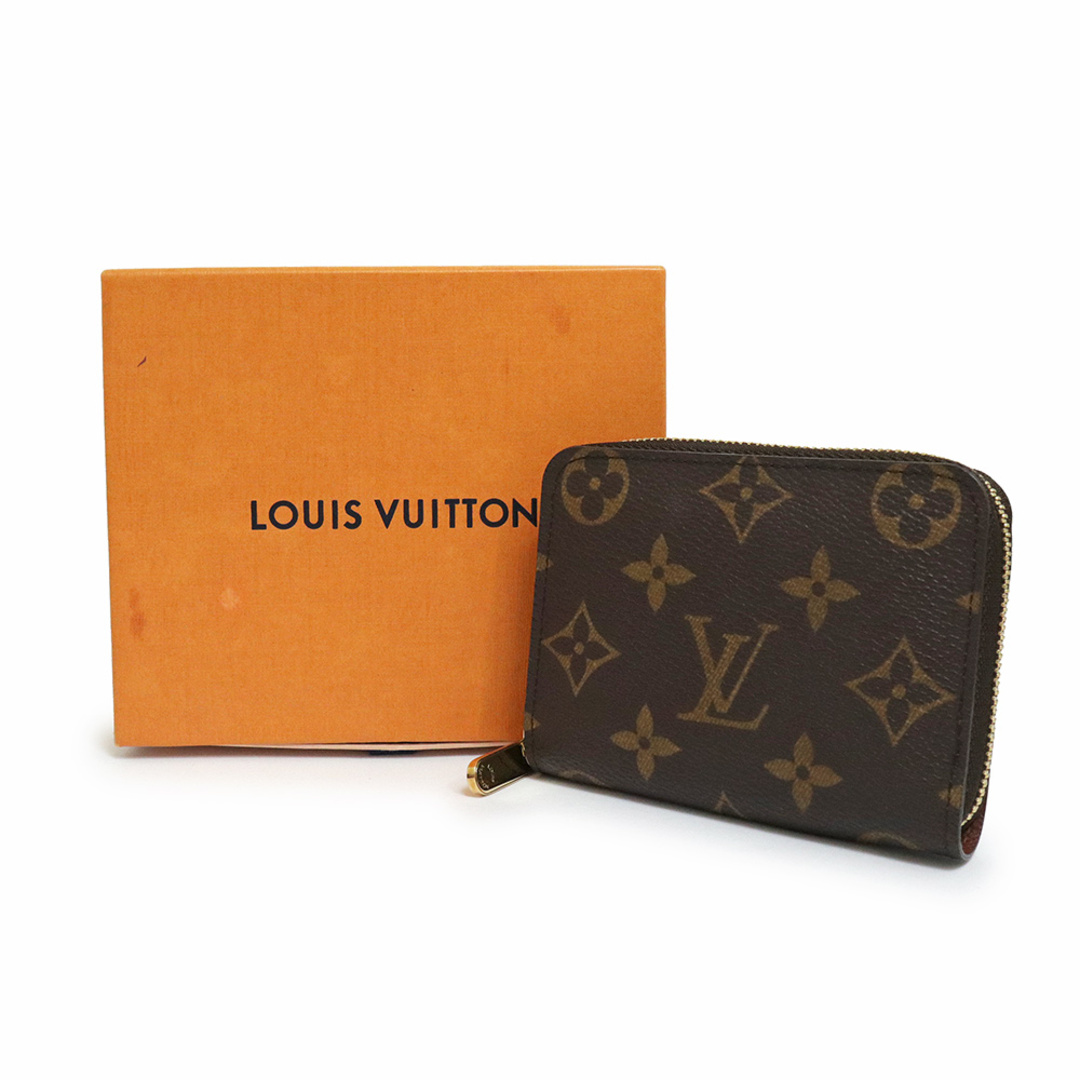 ルイヴィトン コインケース ジッピー コインパース M60067 未使用 モノグラムライン ブラウン レザー LOUIS VUITTON  | 小銭入れ 茶 財布 ユニセックス ファッション ルイビトン LV サイフ ブランド小物 美品 プレゼント