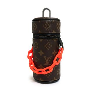 ルイヴィトン(LOUIS VUITTON)のルイ ヴィトン ポーチ モノグラム バレル バッグチャーム キーリング付き ブラウン マットオレンジ 茶 シルバー金具 M00966 箱付 LOUIS VUITTON（新品・未使用品）(ポーチ)