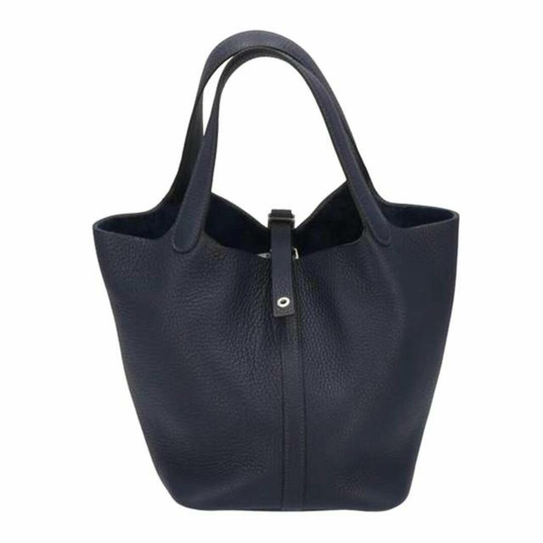 22Ｈ<br>HERMES エルメス/ピコタンロックMM／トリヨンクレマンス／ブルーニュイ/Z刻 /エルメス/SAランク/75