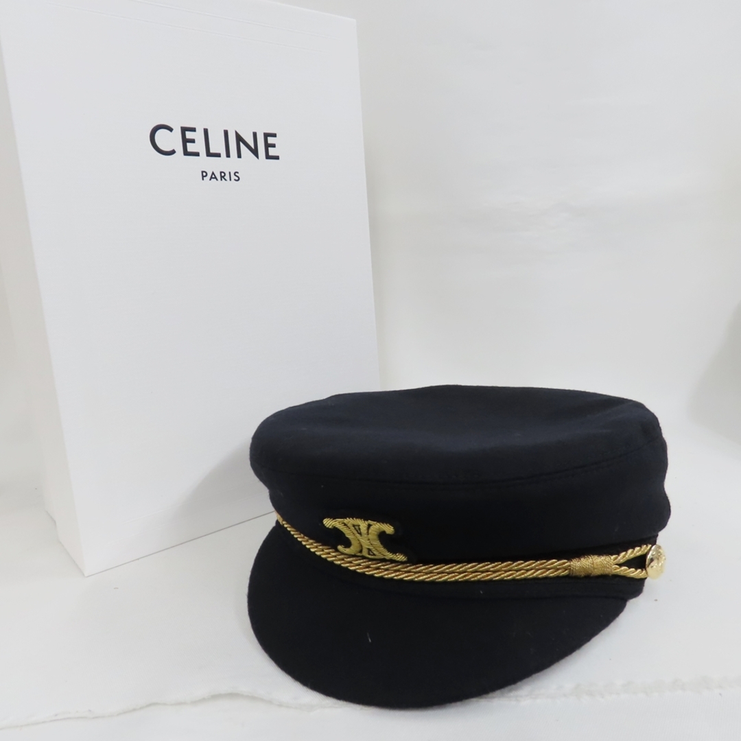 celine - セリーヌ その他帽子 トリオンフ セーラーキャップ 2AUS1327V