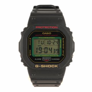 BlackEyePatch ブラックアイパッチ 19AW G-SHOCK DW-5600TMN-1JR 招き猫 腕時計 コラボ ウォッチ ブラック 黒 CASIO カシオ ジーショック【メンズ】【中古】【美品】(腕時計(デジタル))