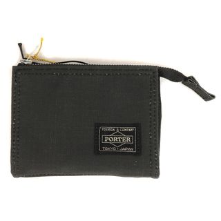 ポーター(PORTER)のPORTER ポーター ダック ジップ ウォレット DUCK ZIP WALLET ブラック 黒 財布 吉田カバン ブランド シンプル【メンズ】(折り財布)