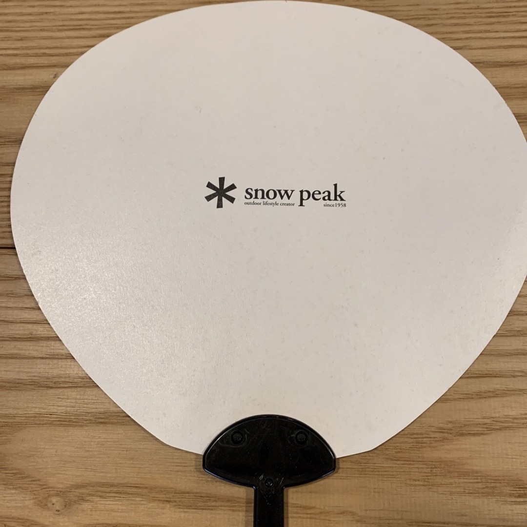 Snow Peak(スノーピーク)のスノーピーク うちわ スポーツ/アウトドアのアウトドア(その他)の商品写真