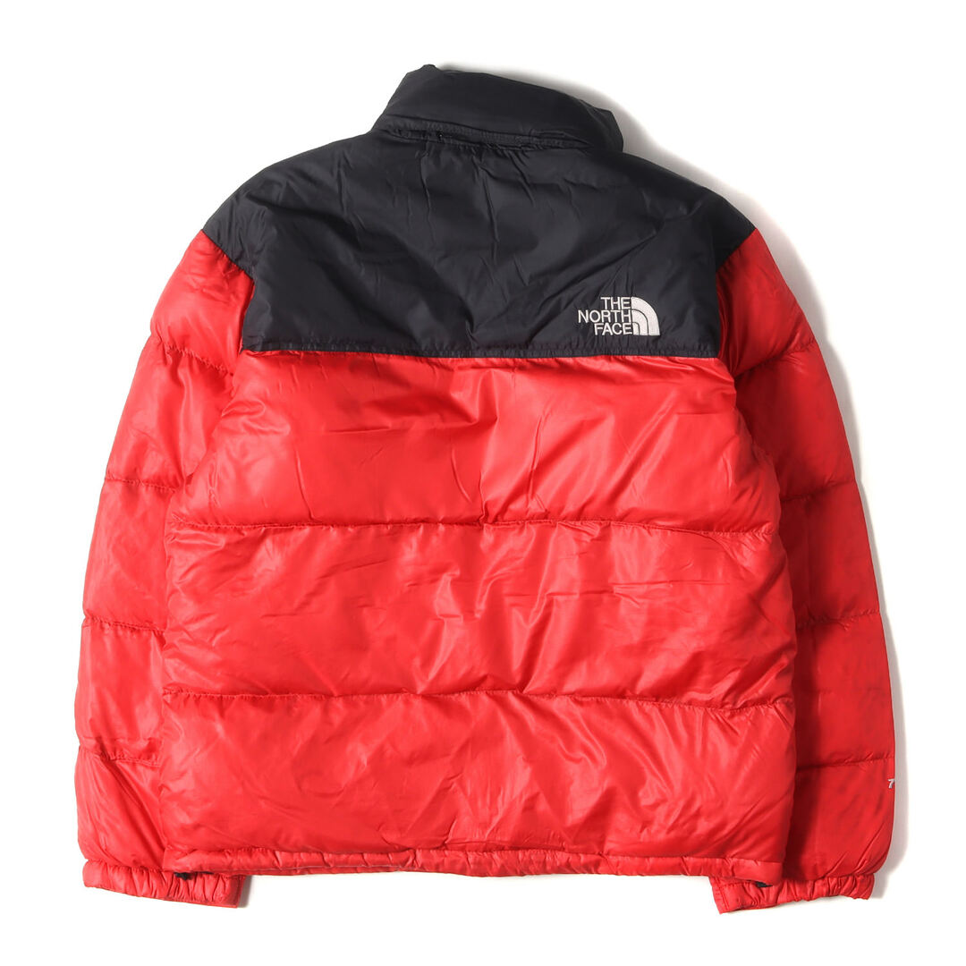 THE NORTH FACE ノースフェイス ダウン ジャケット サイズ:95(M) 海外限定 ヌプシ ダウンジャケット Nuptse Jacket  レッド ブラック 赤黒 韓国企画 アウター ブルゾン 【メンズ】【中古】