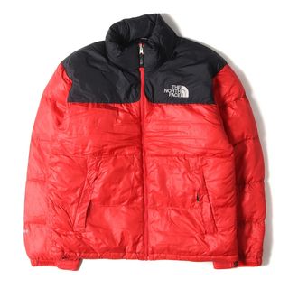 ノースフェイス(THE NORTH FACE) ダウンジャケット(メンズ)（レッド ...