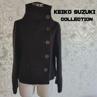 ケイコスズキコレクション(KEIKO SUZUKI COLLECTION)のKEIKO SUZUKI COLLECTION ウール ショートコート(ピーコート)