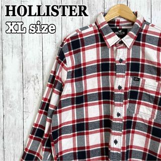 ホリスター(Hollister)のHOLLISTER ホリスター フランネルシャツ 長袖 ビッグサイズ 海外古着(シャツ)