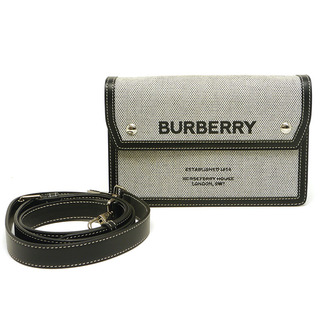 バーバリー(BURBERRY)のバーバリー クロスボディバッグ 8050844 ショルダーバッグ 黒 キャンバス(ショルダーバッグ)
