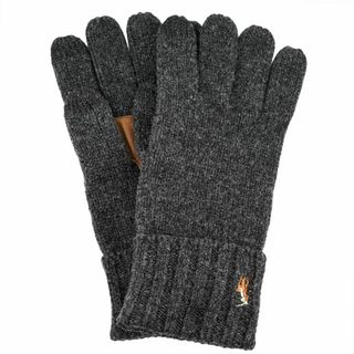 POLO RALPH LAUREN - POLO RALPH LAUREN ポロラルフローレン 手袋 2023年-2024年秋冬新作 PC0494 Signature Merino Touch Glove 男女兼用 スマホ対応 012 チャコール