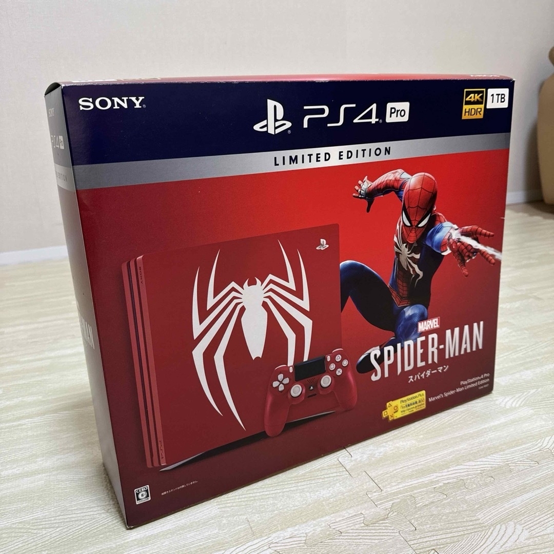 ゲームPS4Pro スパイダーマン　Limited Edition