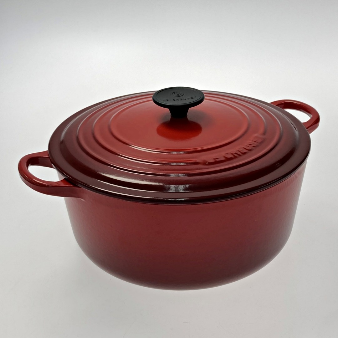LE CREUSET - LE CREUSET ルクルーゼ ココット・ロンド 26cm 》ガス