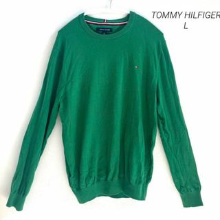 トミーヒルフィガー(TOMMY HILFIGER)のTOMMY HILFIGER トミーヒルフィガー  ニットセーター メンズL(ニット/セーター)