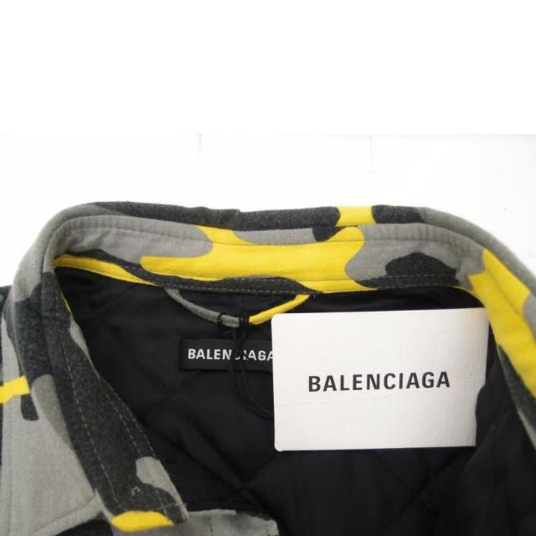 <br>BALENCIAGA  バレンシアガ アウター コート メンズ/カモフラージュプリントパデッドシャツ/サイズ44/533913/ブランドバック/ABランク/69【中古】 メンズのジャケット/アウター(ダッフルコート)の商品写真