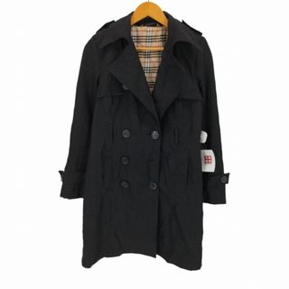 バーバリー(BURBERRY) トレンチコート(レディース)（ブラック/黒色系