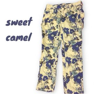 スウィートキャメル(SweetCamel)のスウィートキャメル　sweet camel 61 水彩柄　スキニーパンツ(カジュアルパンツ)