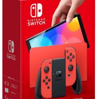 ニンテンドースイッチ(Nintendo Switch)のNintendo Switch 有機EL マリオレッド 新品未使用(家庭用ゲーム機本体)