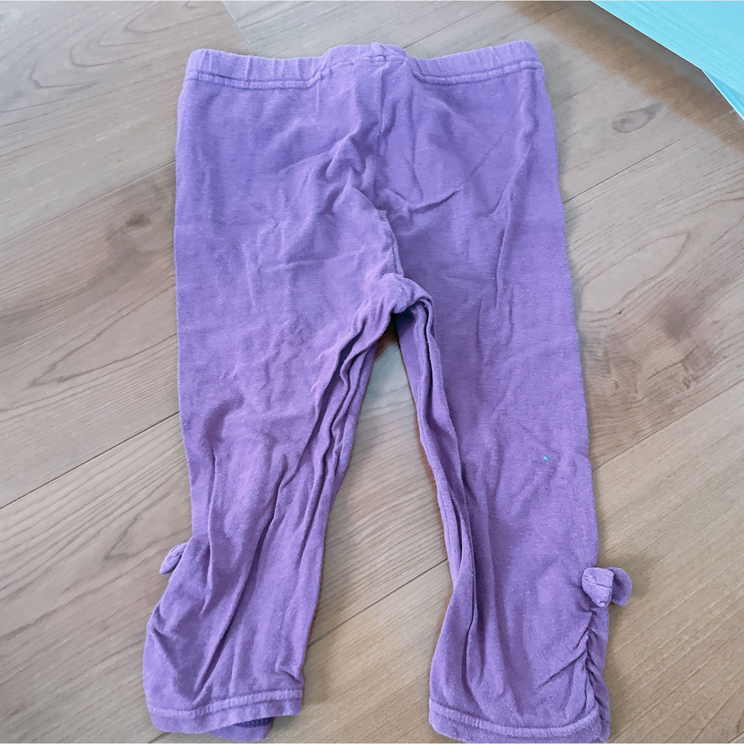 KP(ニットプランナー)のニットプランナー 紫ズボン スパッツ キッズ/ベビー/マタニティのキッズ服女の子用(90cm~)(パンツ/スパッツ)の商品写真