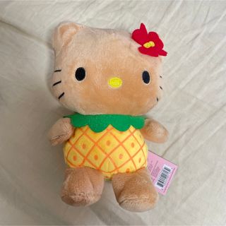 サンリオ(サンリオ)の【ハワイ限定】日焼けキティ　パイナップル　サンリオ　ぬいぐるみ(キャラクターグッズ)