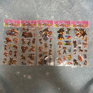 ぷくぷくシール　3Dシール　パウパトロール(知育玩具)