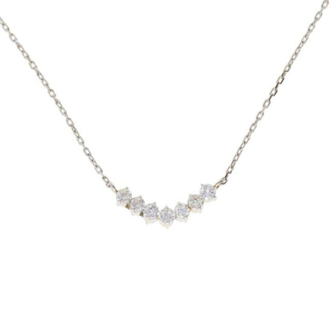 約40ｃｍトップサイズ<br>PT850ダイヤネックレス0.30ct/ネックレス/Aランク/79