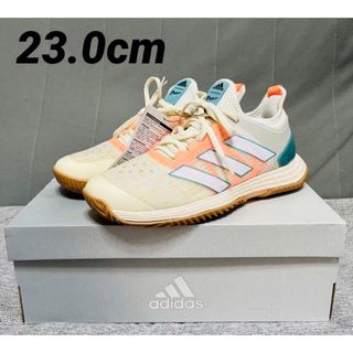 アディダス(adidas)の☆新品タグ付き☆アディダス　テニスシューズ　オールコート　23.0cm(シューズ)