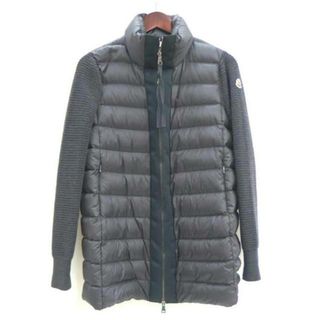 MONCLER モンクレール/ダウンジャケット グレー/s/レディースアウター/Aランク/82【中古】(ロングコート)
