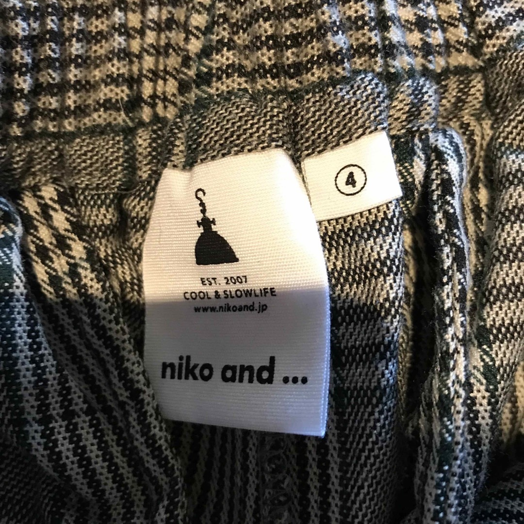 niko and...(ニコアンド)のニコアンド　チェックパンツ レディースのパンツ(カジュアルパンツ)の商品写真