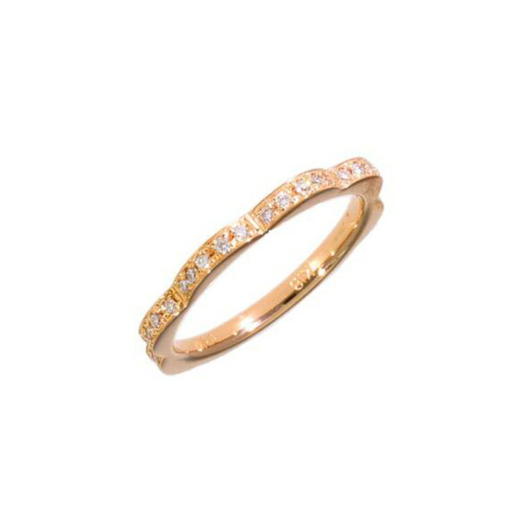 K18PGダイヤリング0.20ct/#11/806-2/#11/リング/Aランク/64 K18PGダイヤリング0.20ct/#11/806-2/#11/リング/Aランク/64