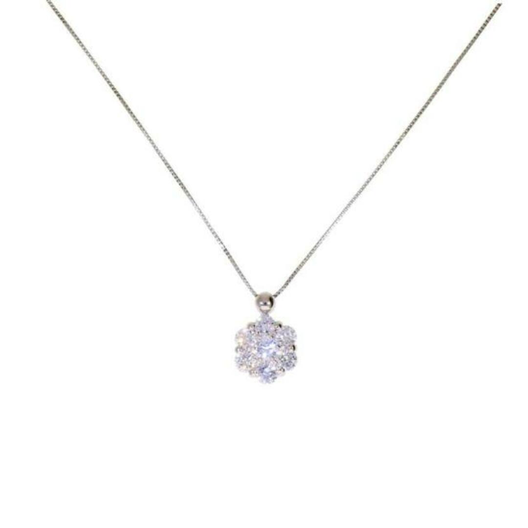 <br>Pt900/850ダイヤネックレス1.00ct/ネックレス/Aランク/79縦10ｍｍ横10ｍｍ重量