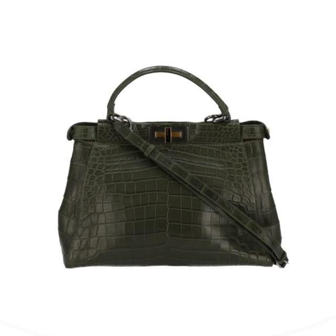 FENDI フェンディ/ピーカブークロコ2wayショルダー/8BN226-CN4 FENDI フェンディ/ピーカブークロコ2wayショルダー/8BN226-CN4