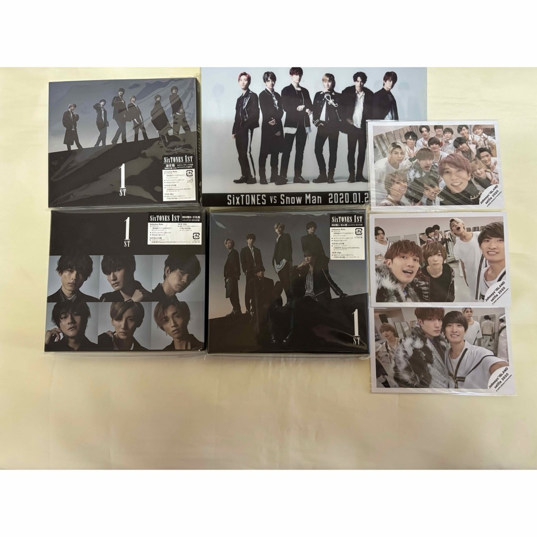 SixTONES - SixTONES 1ST アルバム 3形態セット CD DVD 原石 音色 初回