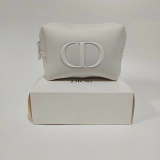 クリスチャンディオール(Christian Dior)の新品！ ディオール ノベルティ ポーチ ホワイト dior(ポーチ)