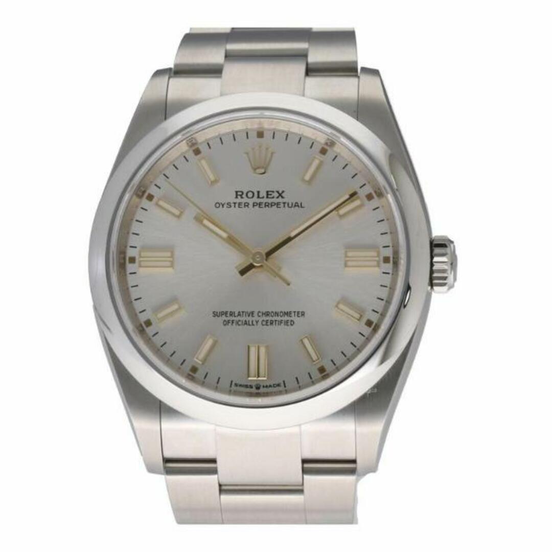 <br>ROLEX ロレックス/オイスターパーペチュアル・シルバー/ランダム番/126000/4U1*****/腕時計 新ギャラ2022年 ランダムシリアル シルバー メンズ/ROLEX/Aランク/84約35ｍｍ腕周り