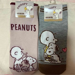 スヌーピー(SNOOPY)のスヌーピー　靴下　2足セット(ソックス)