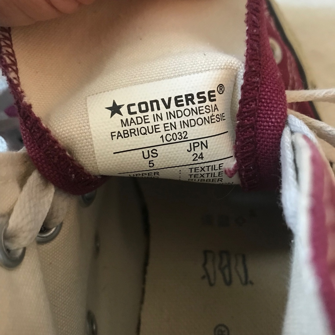 ALL STAR（CONVERSE）(オールスター)のconverse コンバース ハイカットスニーカー シューズ 24cm レディースの靴/シューズ(スニーカー)の商品写真