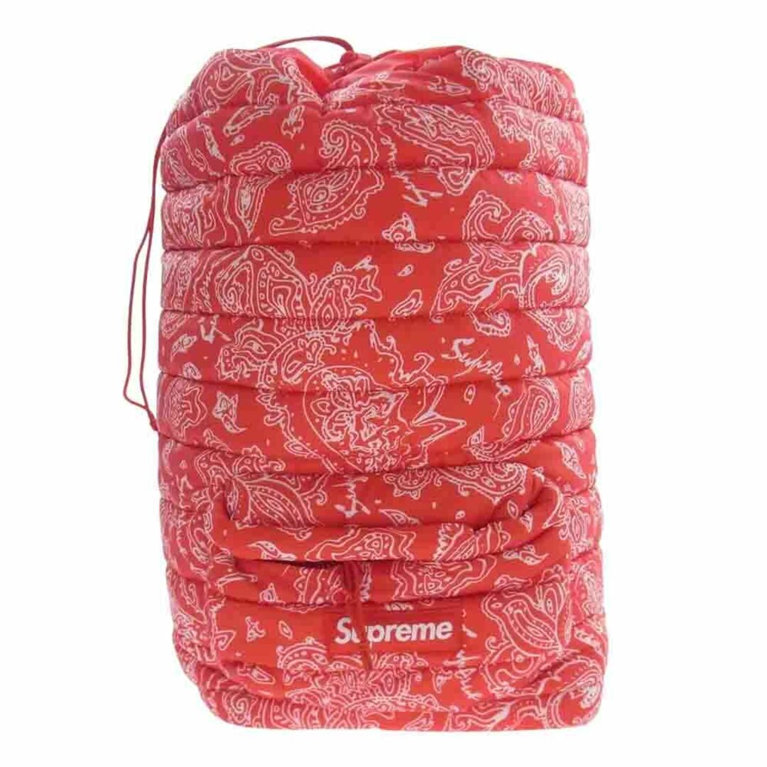 ハンドバッグSupreme シュプリーム  22AW Puffer Backpack パファー バックパック  レッド系【極上美品】