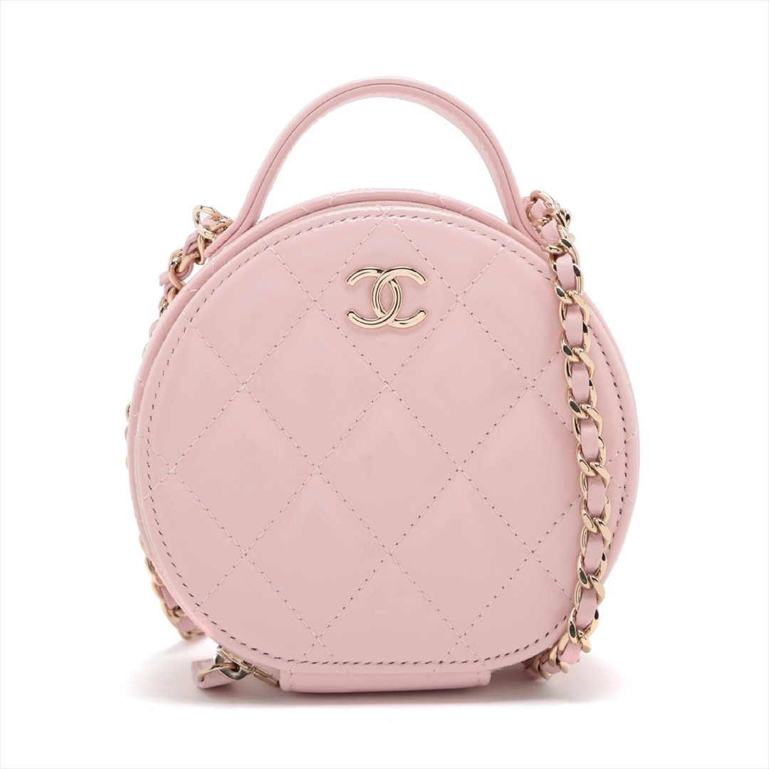 シャネル CHANEL ショルダーバッグ マトラッセ レザー ピンク レディース 送料無料 99464a