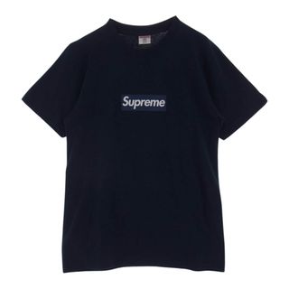 シュプリーム(Supreme)のSupreme シュプリーム Ｔシャツ 15SS New York Yankees Box Logo Tee ニューヨークヤンキース ボックスロゴ プリント 半袖 Tシャツ ネイビー ネイビー系【中古】(シャツ)