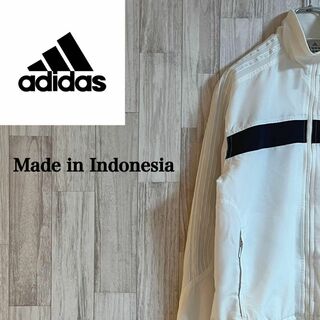 アディダスナイロンジャケット　スポーツウェア　インドネシア製　28 ユニセックス