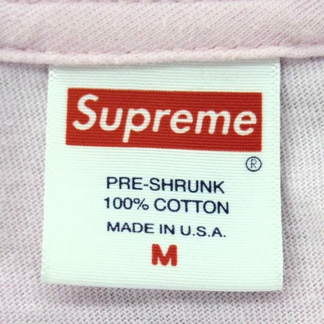 Supreme シュプリーム/ピンクTシャツ/M/メンズインナー/ABランク/85【中古】 メンズのトップス(Tシャツ/カットソー(半袖/袖なし))の商品写真