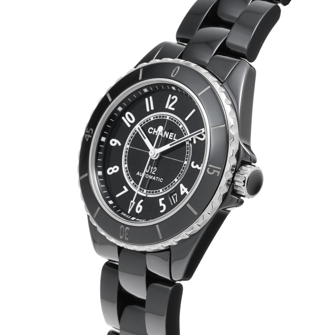 CHANEL(シャネル)の中古 シャネル CHANEL H5697 ブラックラッカー メンズ 腕時計 メンズの時計(腕時計(アナログ))の商品写真