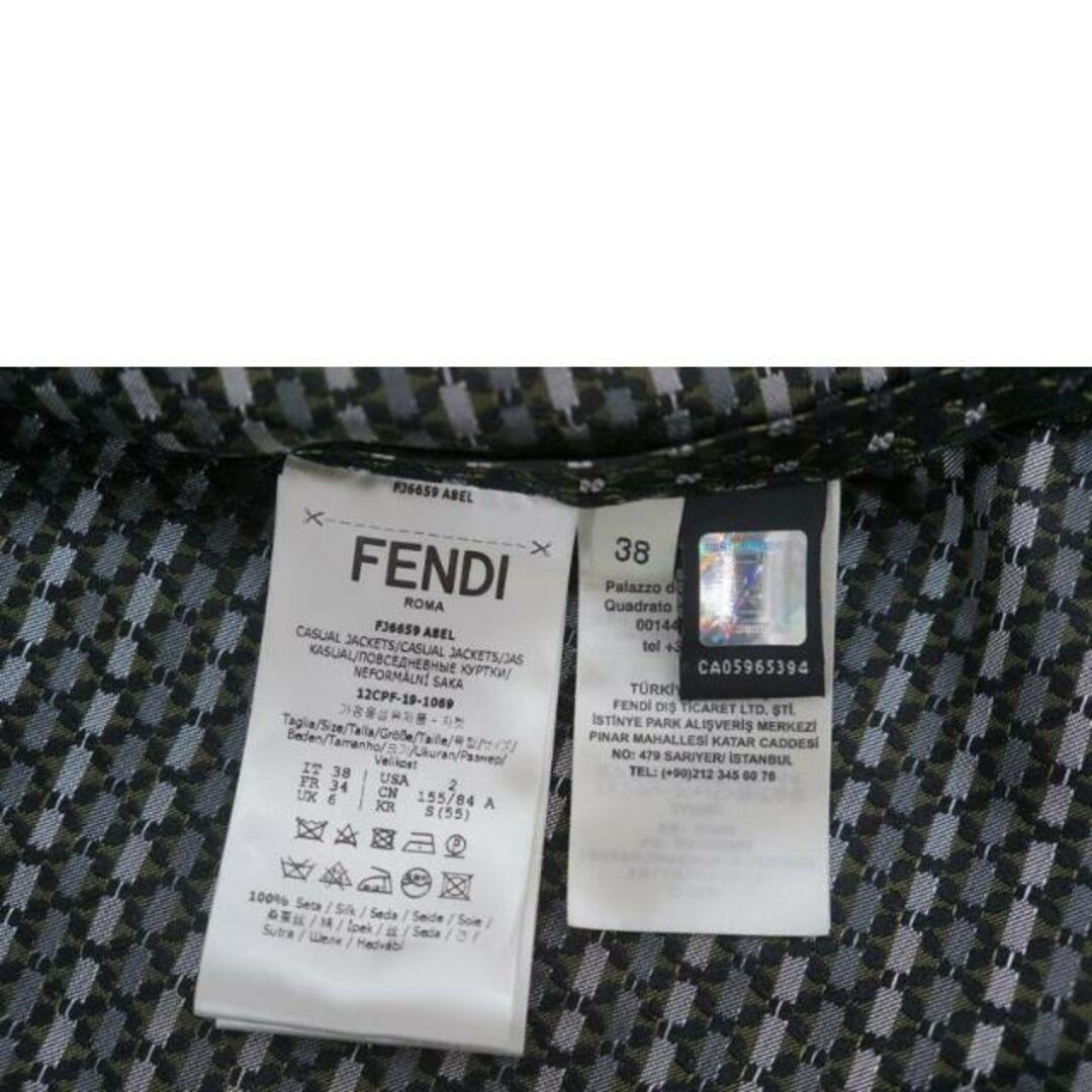 <br>FENDI フェンディ/シルクシャツ/FJ6659 A8EL/38/メンズアウター/Bランク/67【中古】 メンズのジャケット/アウター(ダッフルコート)の商品写真