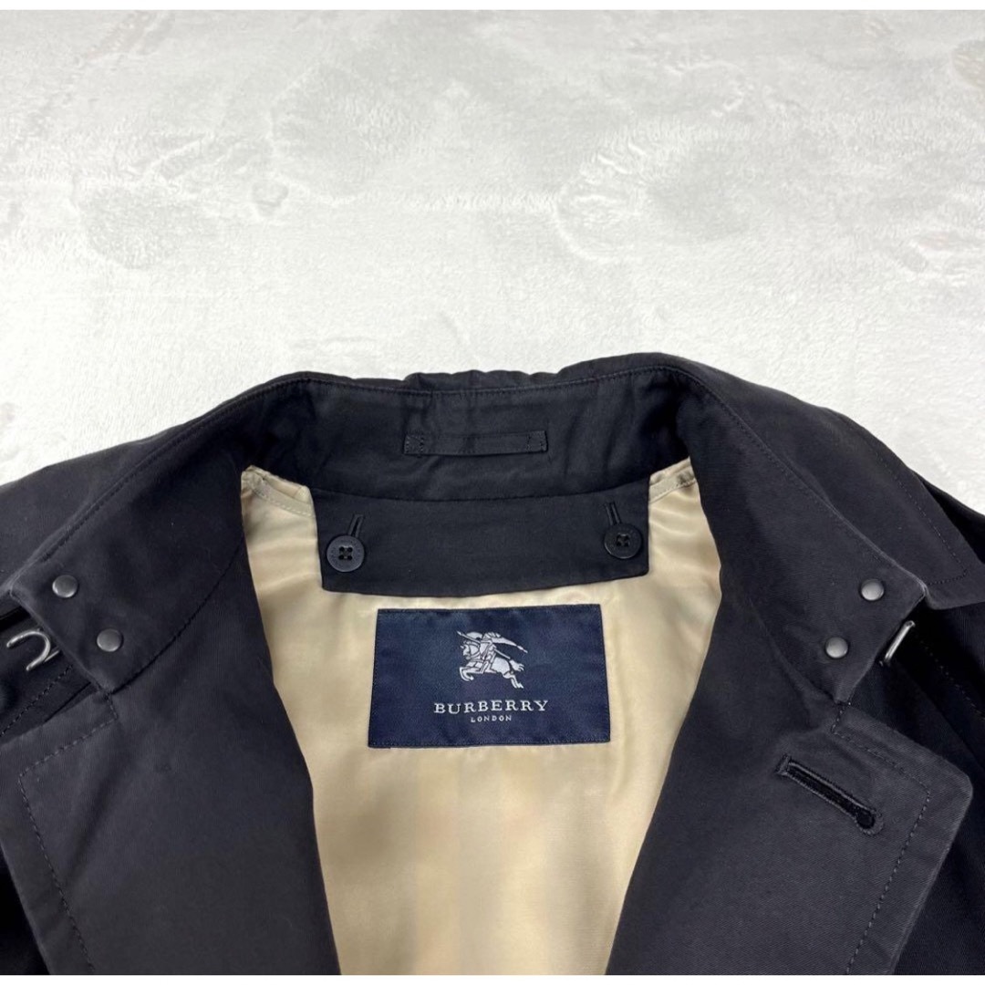 BURBERRY - 美品⭐️バーバリーロンドン トレンチコート ブラック M