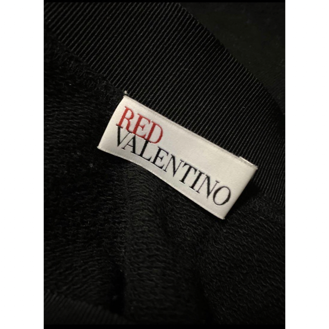 RED VALENTINO(レッドヴァレンティノ)のRED VALENTINO レッドヴァレンティノ 裾レースウールニットスカート レディースのスカート(ミニスカート)の商品写真