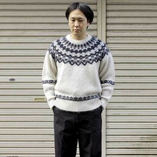 BATONER - 【1度のみ着用】バトナー BATONER ノルディック クルー