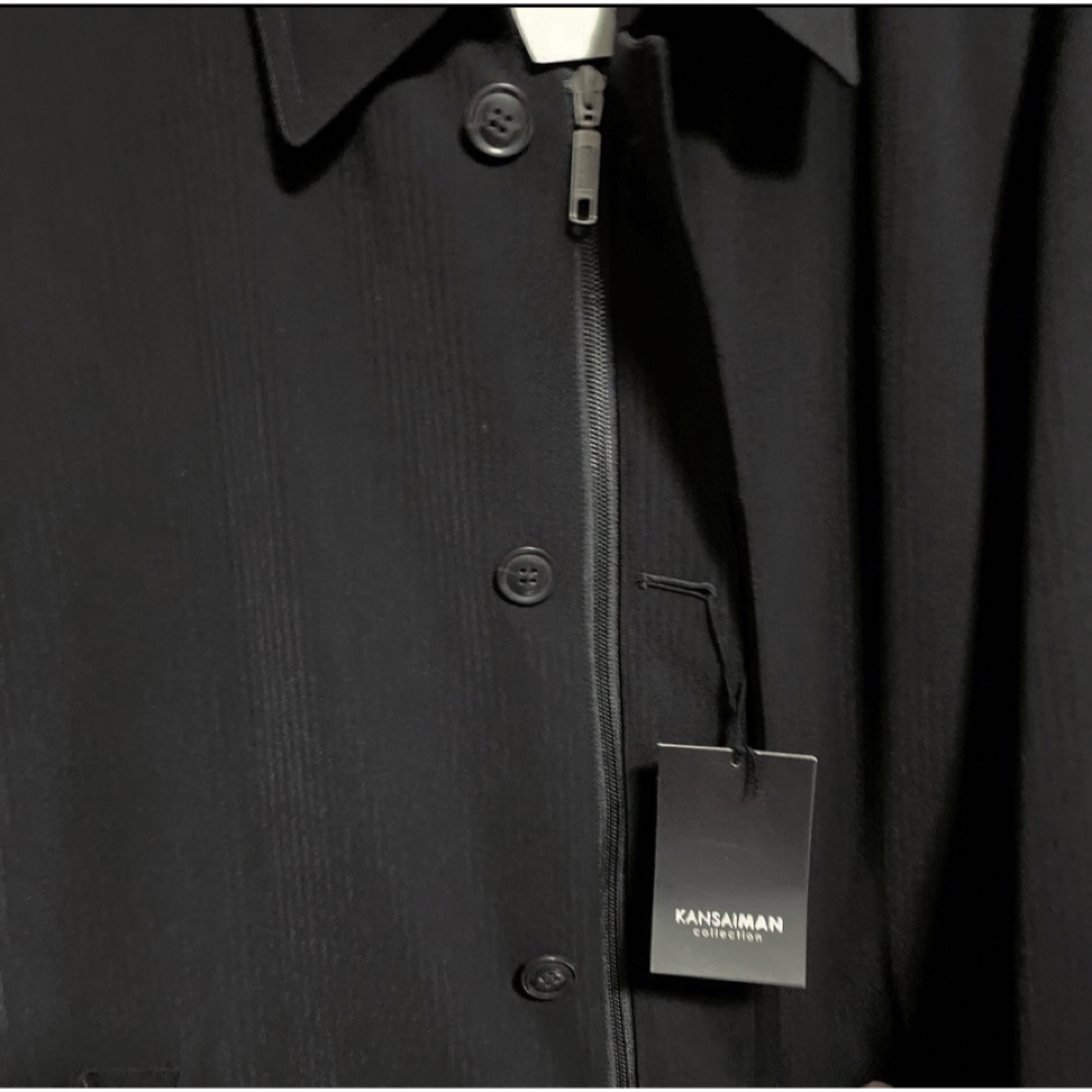 KANSAIMAN  スタンドカラービジネスコート　Lサイズ メンズのジャケット/アウター(ステンカラーコート)の商品写真